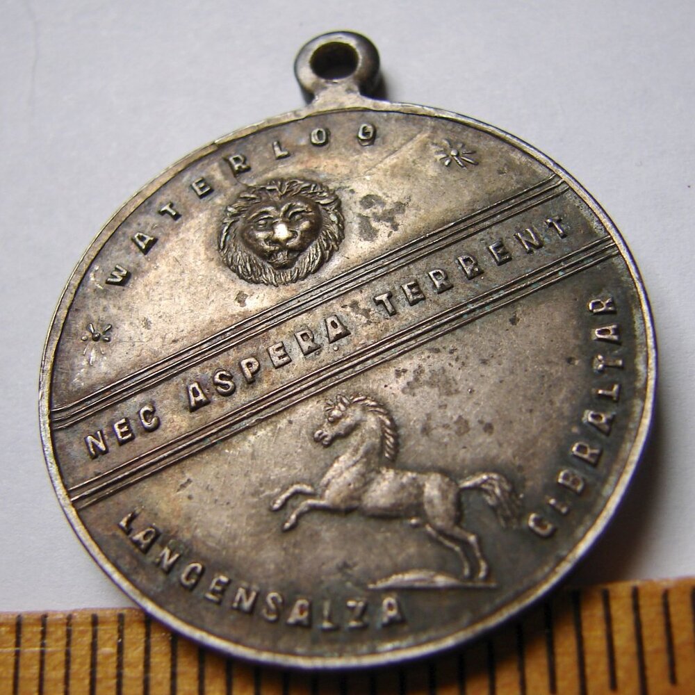 Vtg 1925 German Battle of Langensalza Veterans Commemorative Medal/Award C6